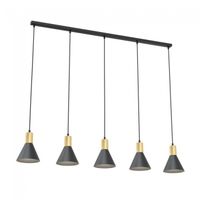 lampara colgante ormina 5 luces