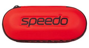 Funda para guardarlas gafas speedo googles rojo