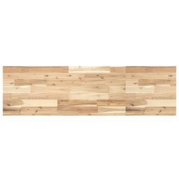 Estante Flotante Madera Maciza De Acacia Sin Tratar 160x40x4 Cm Vidaxl