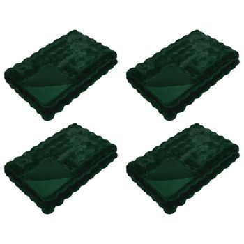 Manta Antideslizante De Sintética De Conejo Olite 4 Uds. 8.1 Kg Vidaxl