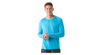 camiseta de manga larga smartwool active  p ultralite  p azul hombre