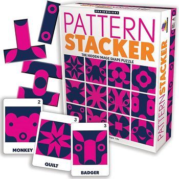 Brainwright Pattern Stacker Puzzle Game Multicolor For 1 Player Ages 10+ And Up