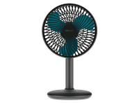 ventilador de sobremesa - cecotec energysilence 4000 portable desk dark bateria mah 6 control tactil 4 velocidades modo brisa negro