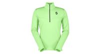 scott defined light 1 2 zip sweater verde hombre