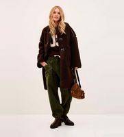bash para mujer 1h25mill abrigo millie chocolate 36 marron casual poliester