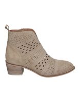 botines de piel con tacon para mujer alpe 5391 color camel 37