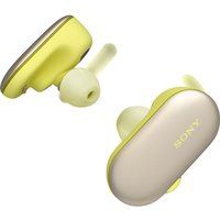 sony wf-sp900y wireless bluetooth headphones - yellow yellow