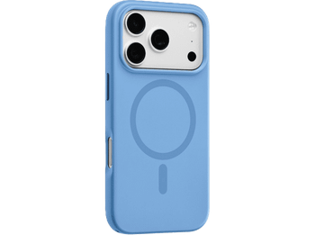 Funda móvil - CellularLine Aura Mag, Para Apple iPhone 18 Pro, MagSafe, Carga inalámbrica, Azul