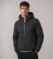 ecoalf para hombre mcmgajkcarte0774w26-319 chaqueta cartes negro m casual poliester reciclado