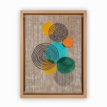 Pintura Decorativa Lienzo Lnj519362251054-4666 Multicolor 46x66 Cm