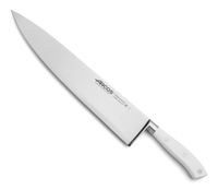 cuchillo cocinero acero inoxidable forjado nitrum 300 mm mango blanco