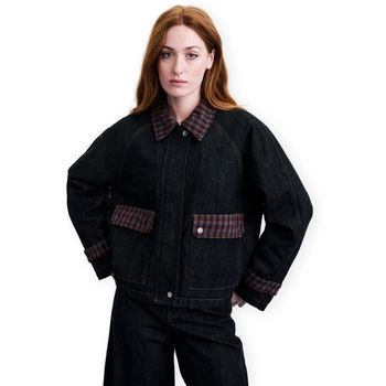 Frnch Abrigo Honshu Jacket - Bleu Nuit para mujer
