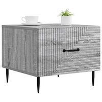 mesa de cafe  mesa de centro gris sonoma 49 x 50 x 40 cm madera de ingenieria
