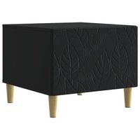 mesa de centro negro 50 x 49 x 40 cm madera de ingenieria vidaxl