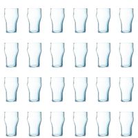 juego de 24 vasos cerveza vidrio templado 34 cl