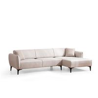 sofa rinconera belissimo derecho blanquecino