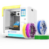 euus direct aoseed x-maker ai impresora 3d para ninos v40 con 4 filamentos pla totalmente cerrada 005mm alta precis