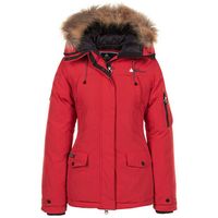 peak mountain parka parka de ski avec vraie fourrure femme akadoz para mujer