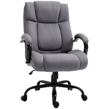 Vinsetto Silla de Oficina Silla de Escritorio Silla giratoria con Función de Balanceo Asiento Gruesamente Acolchado ergonómico   Aosom España