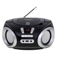akunadecor - radio policarbonato negro tocadisco y radio