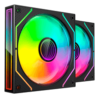 kit 2xventilador interno argb mars gaming mf3dprox2 negro 120mm argb 360 pwm