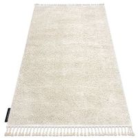 alfombra berber 9000 crema franjas bereber marroqui shaggy 180x270 cm