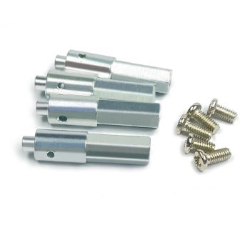 LDR/C LDP06 1/12 Eje hexagonal de repuesto de metal para automóvil RC Unimog L0052 Modelos de vehículos Partes Accesorio