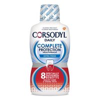corsodyl daily complete protection mouthwash extra fresh