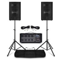 sistema de sonido vonyx vps082a 800w rms bluetooth mezclador 8 canales