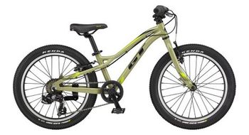 Gt somper ace 7v 20   2022 verde musgo brillante bicicleta de montana semirrigida para ninos de 6 a 8 anos