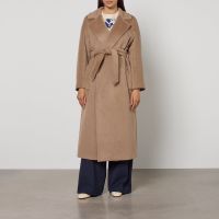weekend max mara tempera wool-blend coat - uk 10