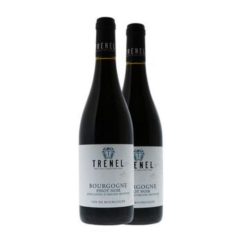 Trénel Vino Tinto Bourgogne 75 Cl 13.5% Vol. (pack De 2 Unidades)