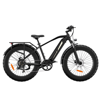 Bicicleta Eléctrica De Turismo Bodywel D6, Neumáticos Anchos, 48 ​​v 15 Ah, Negra