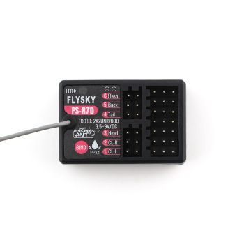 Receptor de grupo de luz de salida PWM/PPM del protocolo ANT de 7 canales de 2.4GHz Flysky FS-R7D para el transmisor FS-