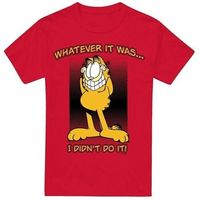 garfield camiseta i didnt do it para hombre