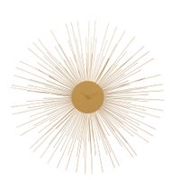 reloj de pared en acero dorado d 95 cm