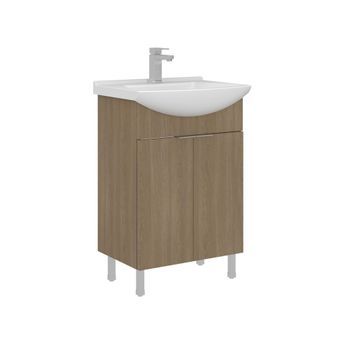 Mueble Para Lavabo  - 55 X 50 X 83 Cm - Roble Sonomo