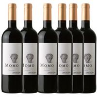 momo crianza - vino tinto crianza ribera del duero - pack 6 botellas 75 cl - 00 vol