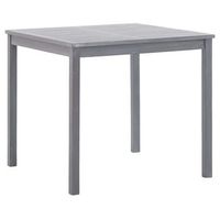 conjunto comedor jardin 5 uds  mueble jardin mesa y sillas madera maciza de acacia gris