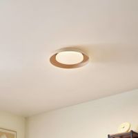 lampara de techo led de plastico blanco