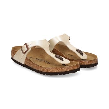 Birkenstock Sandalias Planas Mujer - Blanco Talla 40r
