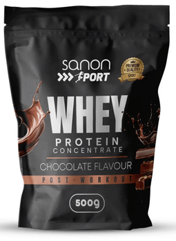 Sanon Sport Proteína Whey 80% Chocolate Belga 500 gr