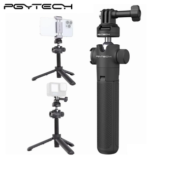 PGYTECH CapLock-palo de extensión para cámara de acción, trípode, palo de Selfie estándar 1/4, liberación rápida para Action 4/3/Gopro Hero 12 /11
