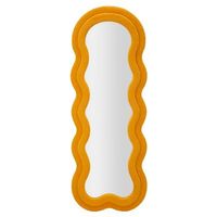 espejo de pared boucle mostaza cm 60x4x160