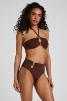 hunkemoller braguita de bikini highleg madrid marron