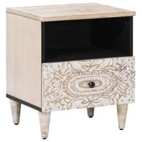 mueble cama con cajon 40 x 33 x 46 cm madera de mango maciza vidaxl