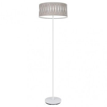 Fabrilamp Pie Salon Piron 1xe27 Blanco Cemento Gris 165x40x40 Cm