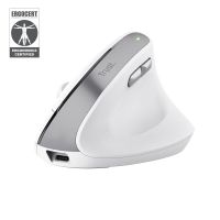 raton trust rayo ii inalambrico vertical 2400 dpi bateria recargable materiales reciclados
