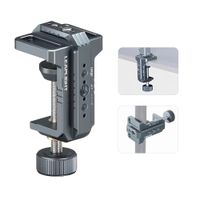 lanxire abrazadera c aluminio mesa soporte camara escritorio 14 nato para brazo magico video dslr soporte luz