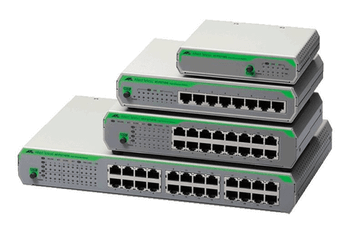 AT-FS710/8-50 8-PORT 10/100TX UNMANAGED SWITCH WITH INTERNAL PSU EU POWER CORD
